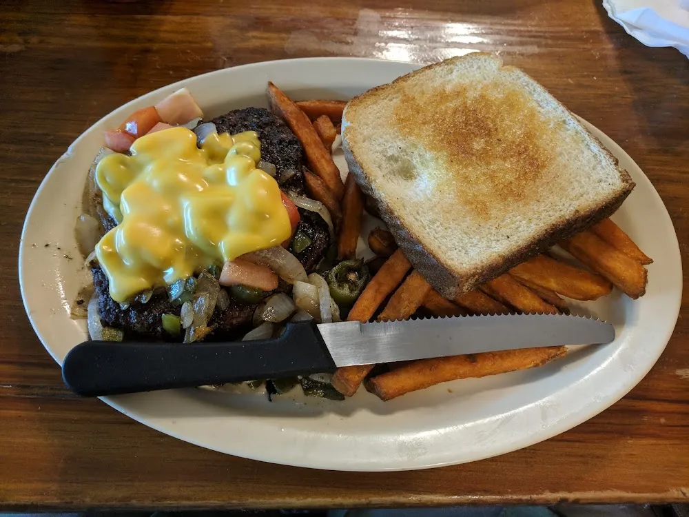 Special with Sweet Potato Fries and Texas Toast